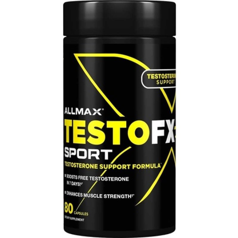 Allmax Testofx Sport Testosterone Support Formula 80 Capsules