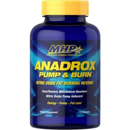 Mhp Anadrox Pump & Burn Nitric Oxide Fat Burning Inferno 112 Capsules