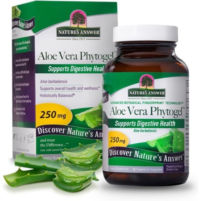 Nature's Answer Aloe Vera Phytogel Supports Digestive Health - Vegan