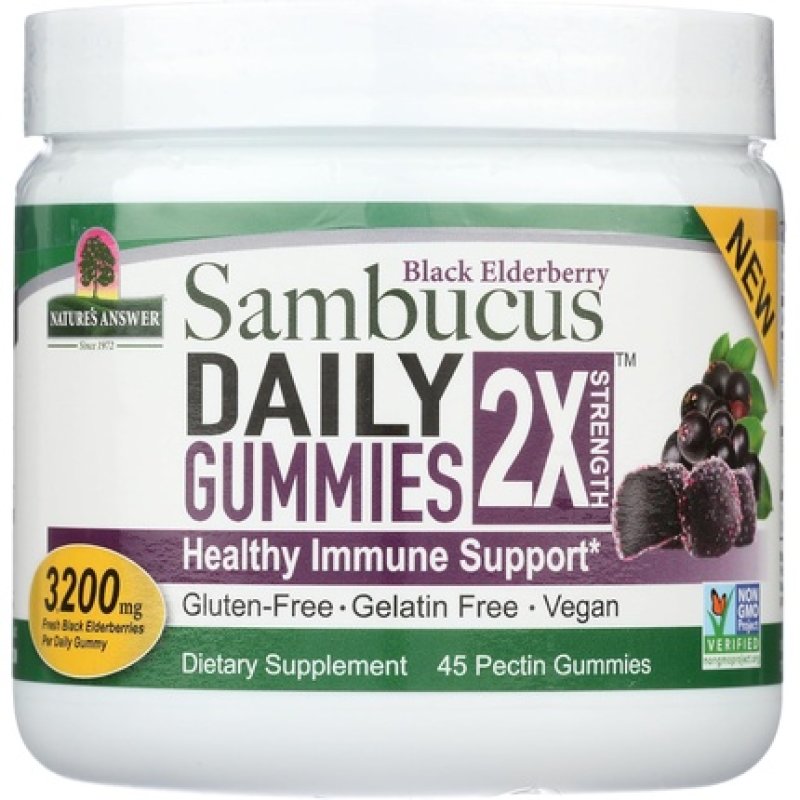 Nature's Answer Sambucus Daily Gummies 3200mg