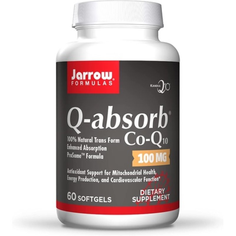 Jarrow Formulas Q-Absorb 100mg Softgels 60 Count