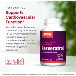 Jarrow JA Resveratrol 60 Vcapsules 100mg