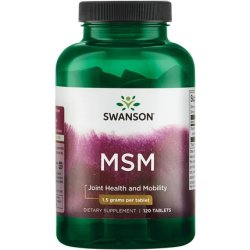 Swanson MSM 1500mg 120 Tablets