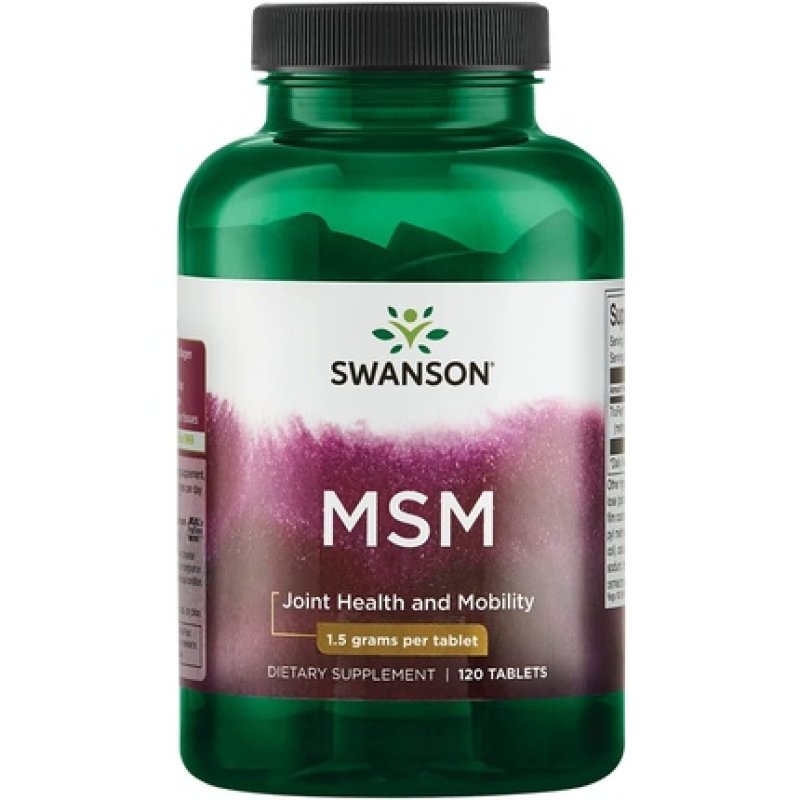 Swanson MSM 1500mg 120 Tablets