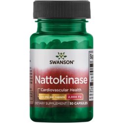 Swanson Nattokinase 2000 Fibrinolytic Units 100mg Enzyme 30 Capsules