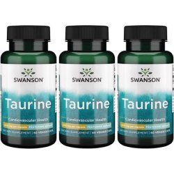 Swanson Ajipure Taurine Amino Acid 1000mg 60 Veg Capsules