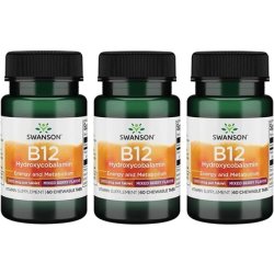 Swanson Supplemelts Vitamin B-12 1000mcg 60 Chewables
