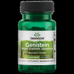 Swanson Genistein from Sophora Japonica 125mg 60 Veggie Capsules