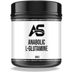 American Supps Premium Glutamine Powder 500g - Pure Tasteless
