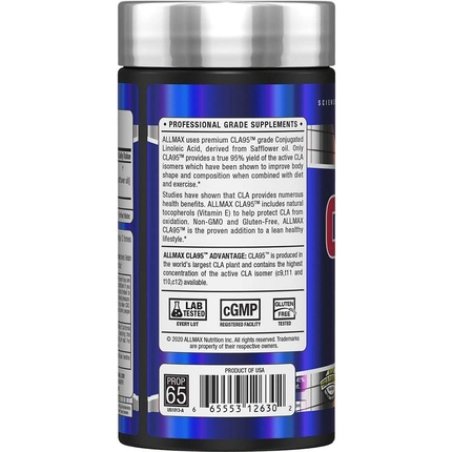 Allmax Nutrition CLA 95% Conjugated Linoleic Acid 90 Softgels
