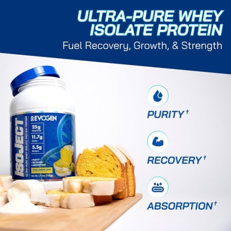 Evogen Isoject Whey Protein Isolate Ultrapure Protein Powder