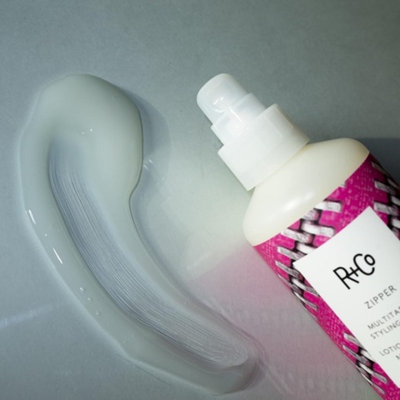 R Co Zipper Multitasking Styling Lotion Adds Shine Flexible Hold