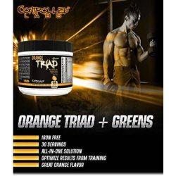 Controlled Labs Orange Triad Plus Greens for Men and Women 30 Servings
