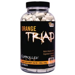Controlled Labs Orange Triad Daily Multivitamin for Men and Women Iron Free Sports Supplement 270 Count