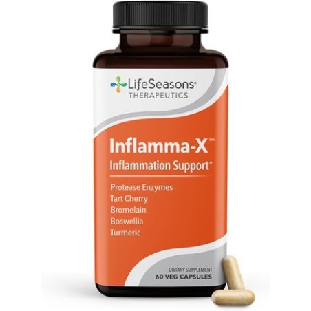 Lifeseasons Inflamma-X Inflammation Support Supplement Turmeric Boswellia