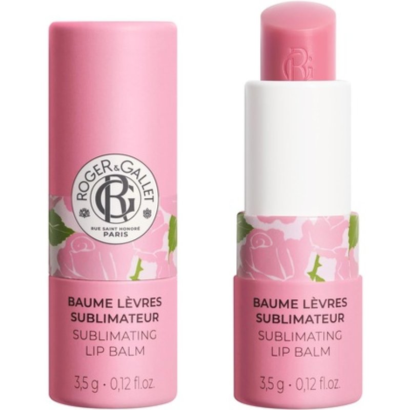 Roger & Gallet Rose Enhancer Lip Balm Nourishing & Shiny Care