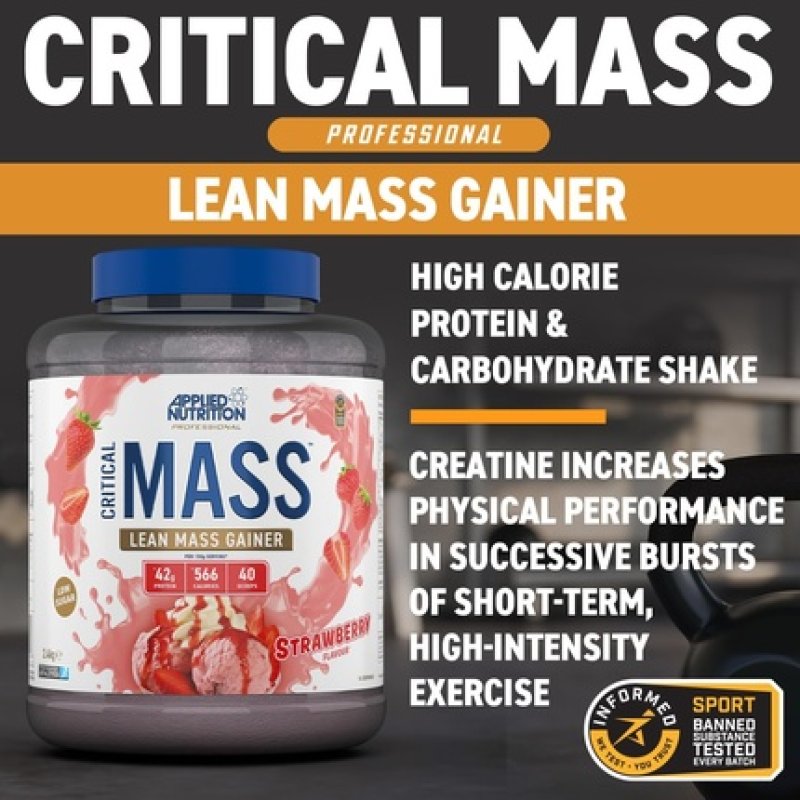 Applied Nutrition Critical Mass Professional Weight Gain Protein Powder