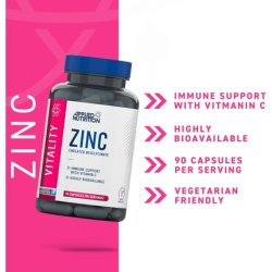 Applied Nutrition Zinc 15mg Strength Supplement for Normal Immune System