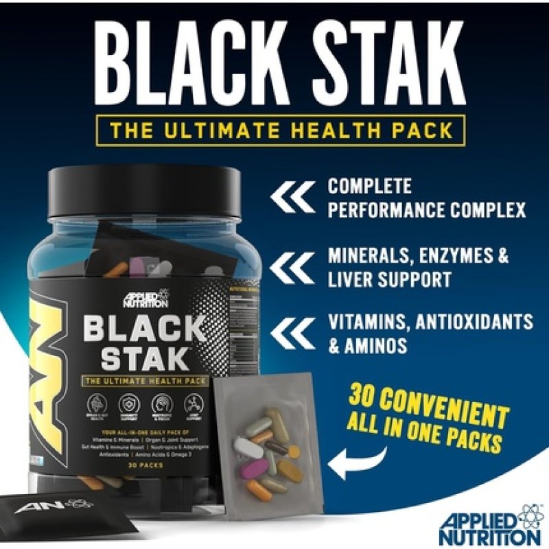 Applied Nutrition Black Stak Complete Performance Complex 30 All-In-One