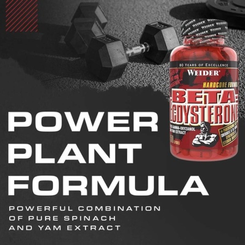 Weider Beta-Ecdysterone Highly Concentrated Spinach Extract for Muscle Building