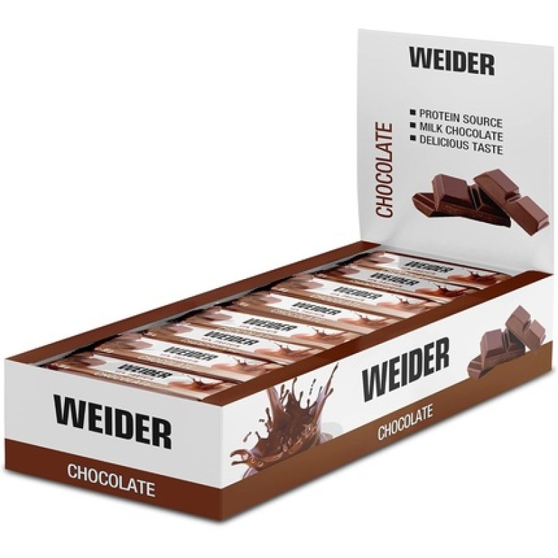 Weider Classic Pack 27% Protein Bar Dark Chocolate 24 x 32g