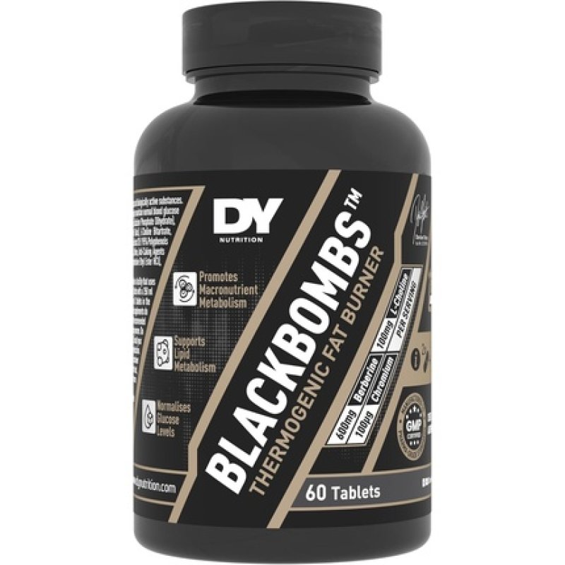 Dy Nutrition Blackbombs Thermogenic Supplement 60 Tablets