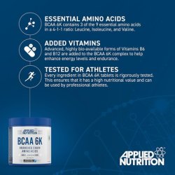 Applied Nutrition BCAA 6000mg Capsules - Branched Chain Amino Acids