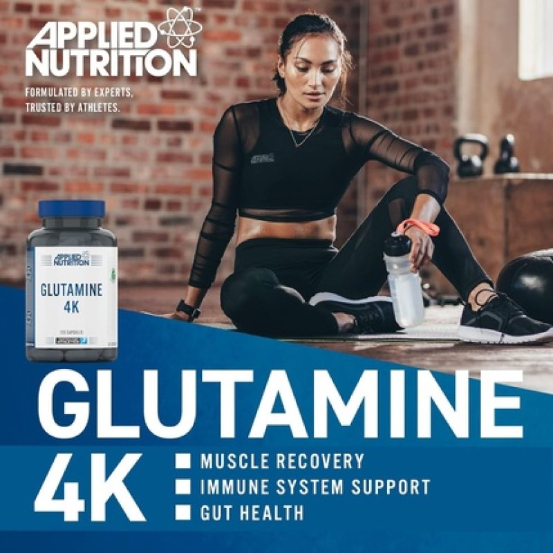 Applied Nutrition Glutamine 4000mg Per Serving - Restore Amino