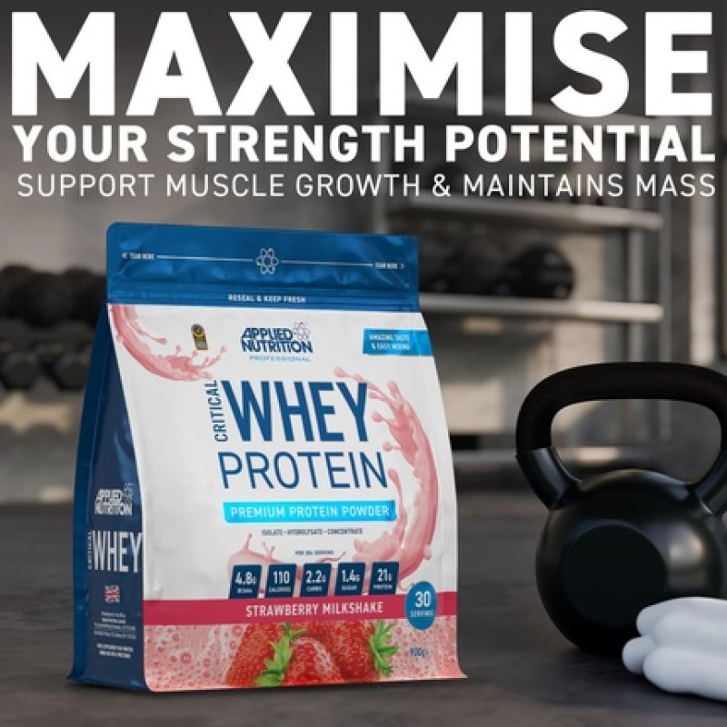 Applied Nutrition Critical Whey Protein Powder 900g - High Protein
