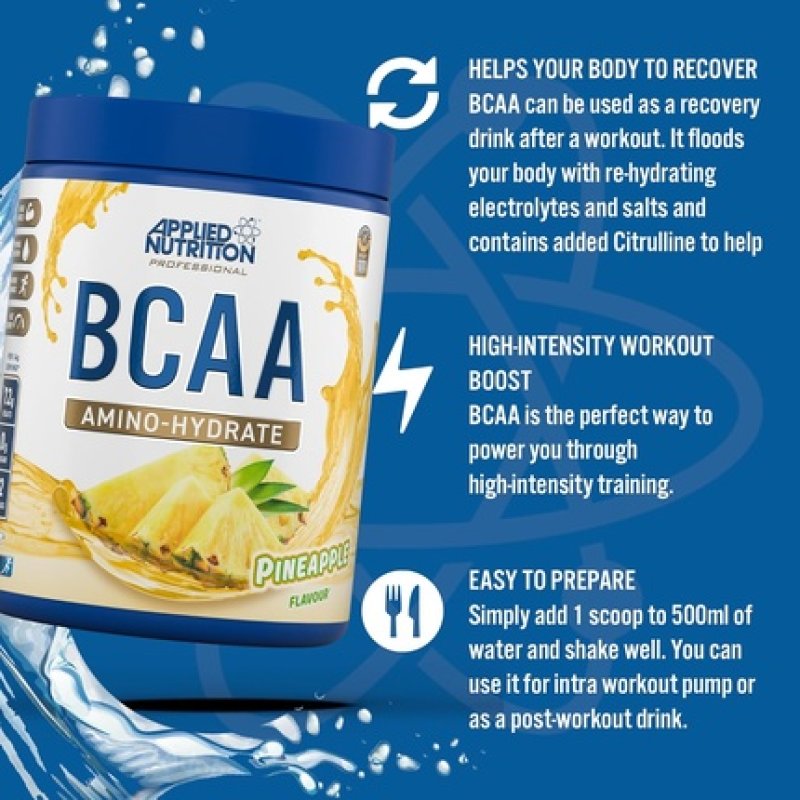Applied Nutrition BCAA Powder - Branched Chain Amino Acids Supplement