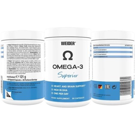 Weider Omega-3 Superior Fish Oil Capsules 1000mg