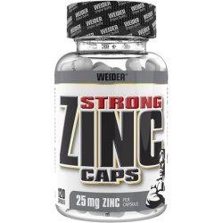 Weider Strong Zinc Caps High Dose Premium Quality 25mg Zinc Per Capsule