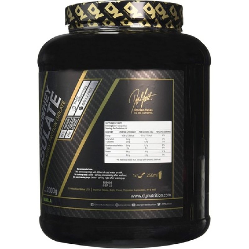 Dorian Yates Shadowhey Isolate Vanilla 2kg