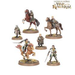 Warhammer Middle Earth - Frealaf Hildeson, Olwyn & Lief, Heros du Rohan