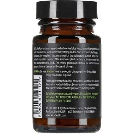KIKI HEALTH Aloe Pure 600mg 20 Vcaps 200g