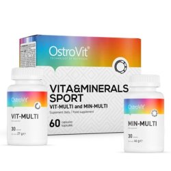 Vita & Minerals Sport Vitamins For Athletes Dietary Supplement 60 Capsules