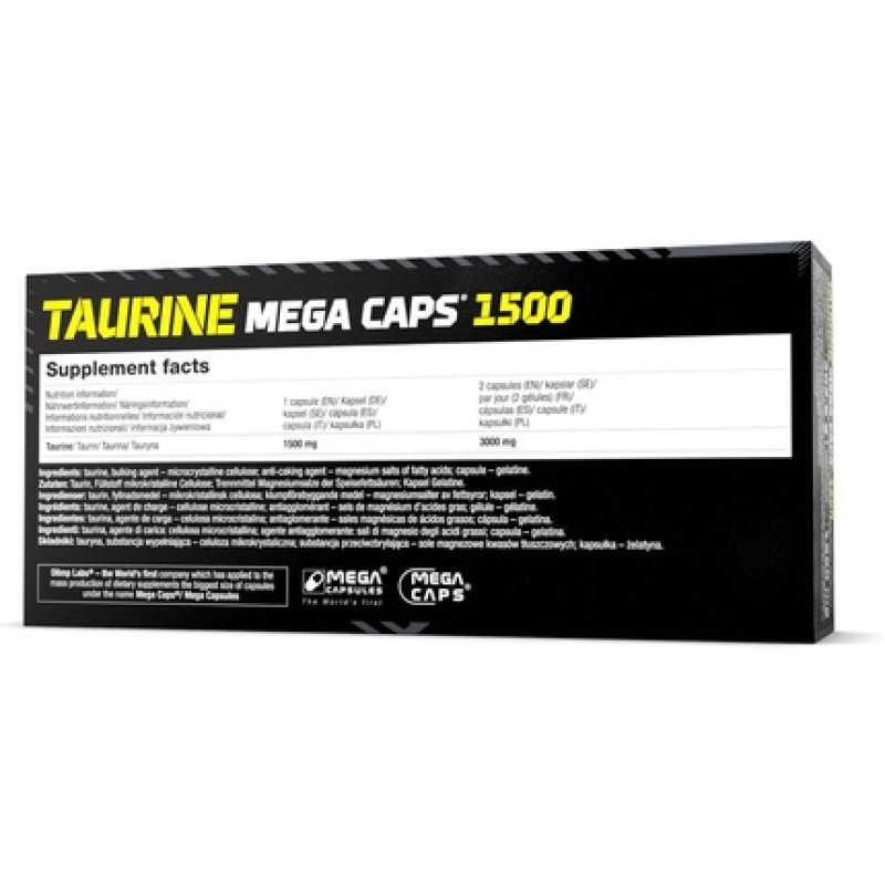 Olimp Taurine Mega Caps 120 Capsules 202.8g