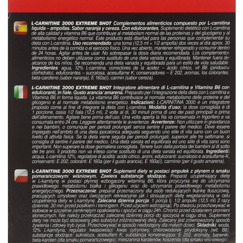 Olimp Orange L-Carnitine Forte 3000 Extreme Shot 25ml