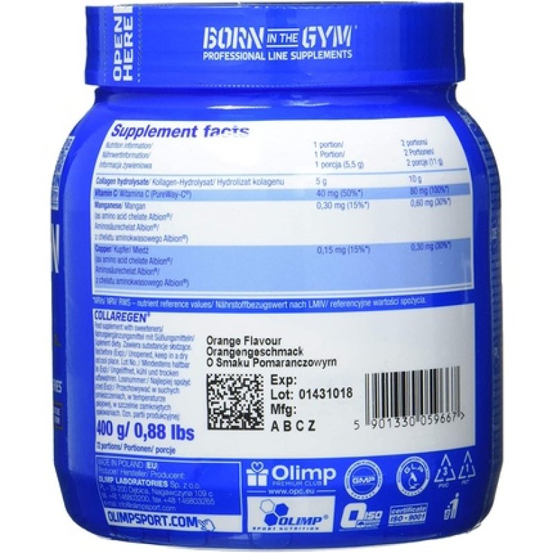 Olimp Collaregen Collagen Orange Flavor 400g