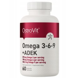 Ostrovit Omega 3-6-9 Vitamins A, D, E, K, 60 Capsules