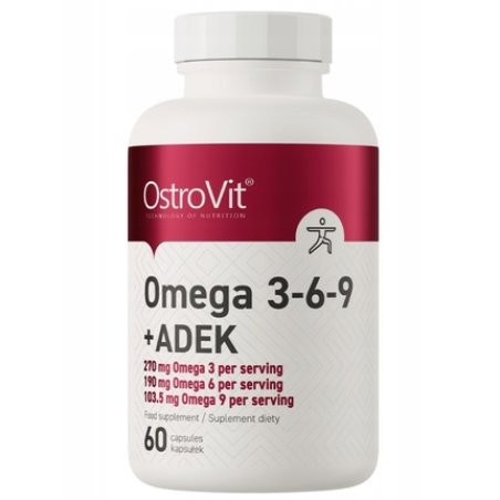 Ostrovit Omega 3-6-9 Vitamins A, D, E, K, 60 Capsules