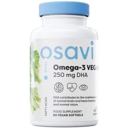 Osavi Omega-3 Vegan 250mg DHA 60 Vegan Softgels