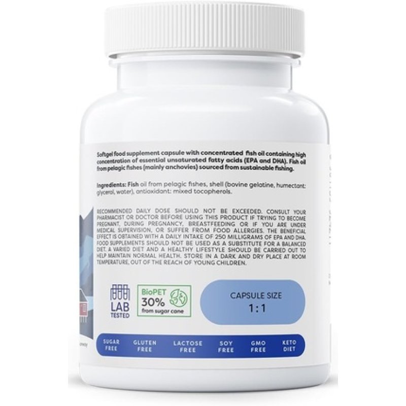 Osavi Super Strong Omega 3 500 EPA / 250 DHA 60 Softgels