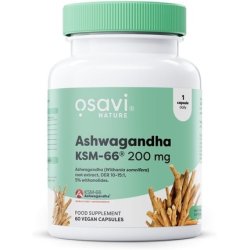 Osavi Ashwagandha KSM-66 200mg - 60 Vegan Capsules