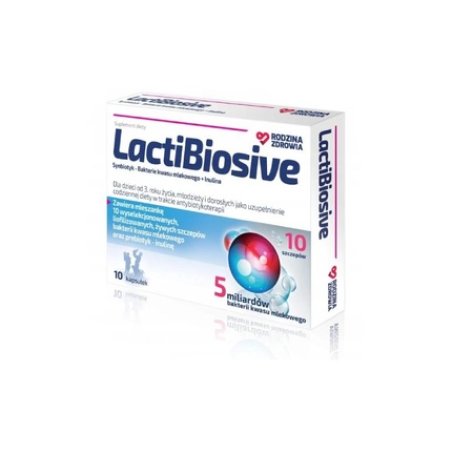 Family Health Lactibiosive 10 Capsules - Probiotic Dietary Supplement