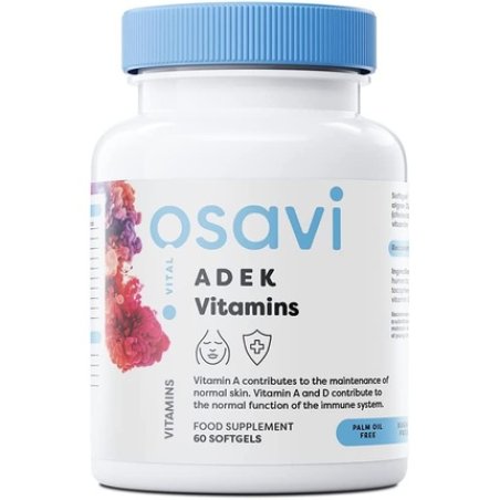 Osavi ADEK Vitamins 60 Softgels