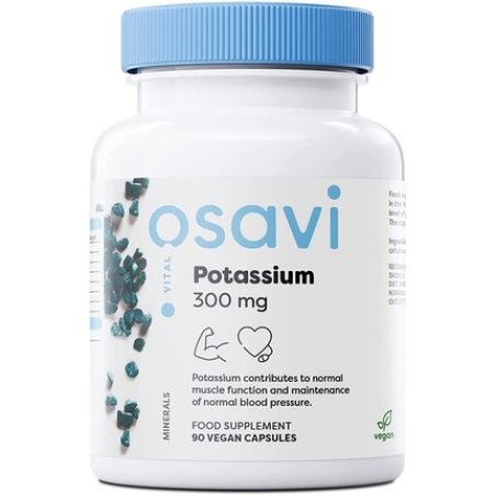 Osavi Potassium 300mg Vegan Capsules 90 Count
