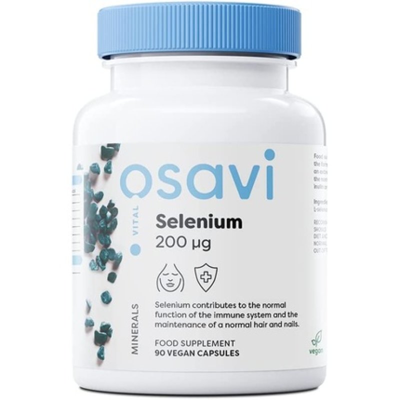 Osavi Selenium 200mcg Vegan Capsules 90 Count