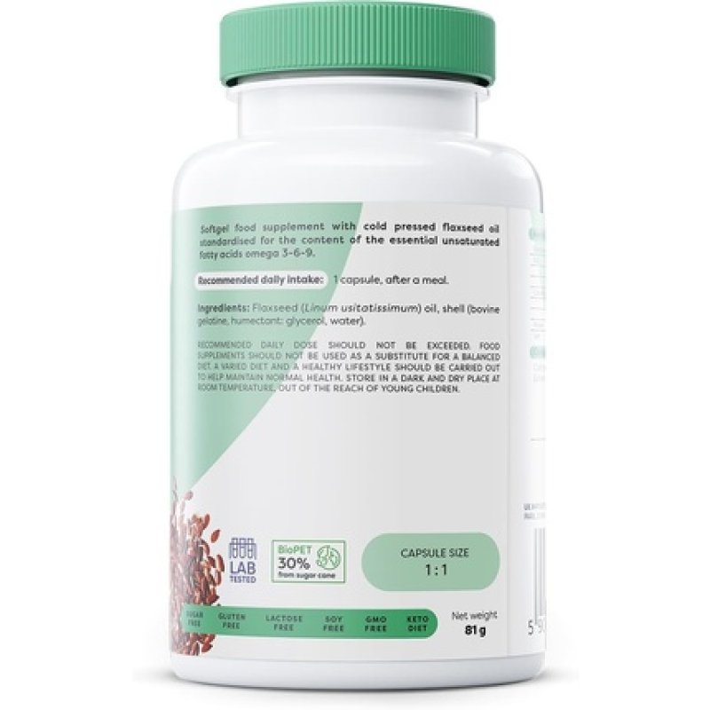 Osavi Omega 3-6-9 Flaxseed Oil 1000mg
