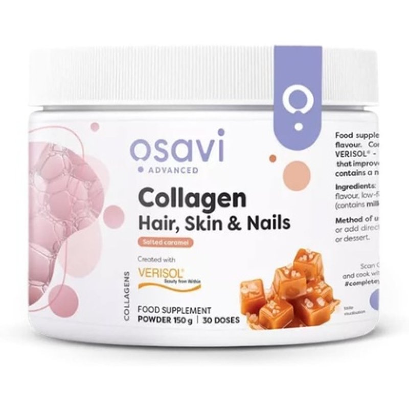 Osavi Collagen Peptides Hair, Skin & Nails Salted Caramel 150g